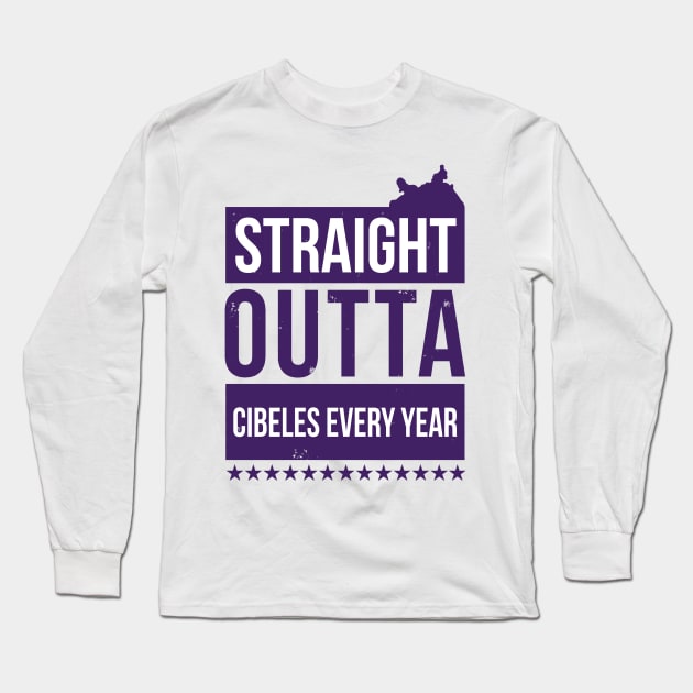 Straight Outta Cibeles Every Year Long Sleeve T-Shirt by guayguay